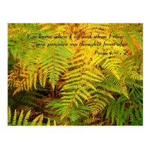Psalm 139 v 2 | Inspirational Words Post Card