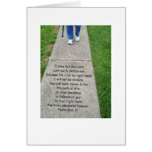 Psalm 16:8,11 greeting cards
