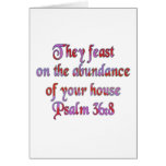 Psalm 36:8 cards