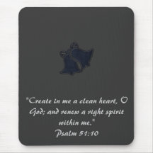 Psalm 51:10 mousepad