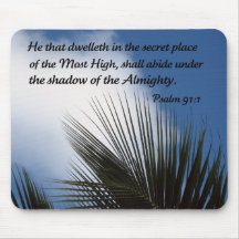 Psalm 91:1 mouse pads
