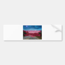 Psalm Inspirational Verses Bumper Sticker