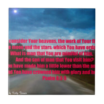 Psalm Inspirational Verses Tile