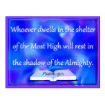 Psalmist' shelter postcard