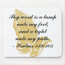 Psalms 119:105 Mousepad