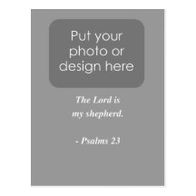 PSALMS 23 Bible Verse Post Cards