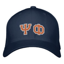 Psi Phi Fan Embroidered Baseball Cap