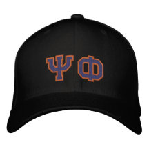 Psi Phi Fan Embroidered Baseball Cap