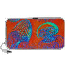 Psychedelic Jellyfish Mini Speaker