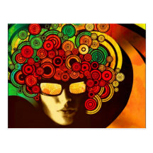 psychedelic pop art postcards
