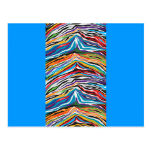 Psychedelic Retro Post Card
