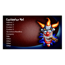Psycho Clown Business Card