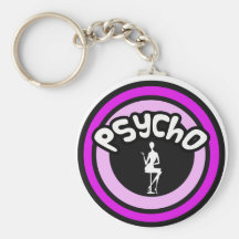 Psycho Lady Keychain