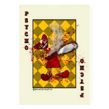 Psycho Playing Card Business Card
