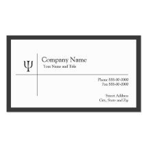 Psychologist Business Card