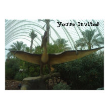 Pteranodon Dinosaur Invitation