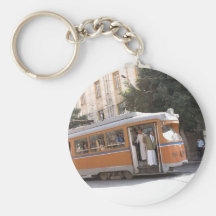 Public transit in Alexandria Egypt Keychain