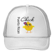 Puerto Rican Chick Trucker Hat