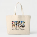 Puerto Rico La Isla Del Encanto Montage Tote Bags