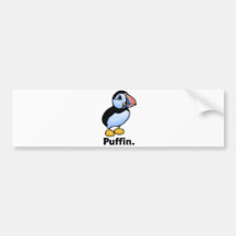 Puffin Puffin. Bumper Stickers