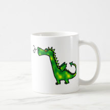 Puffing Little Dragon Coffee Mug