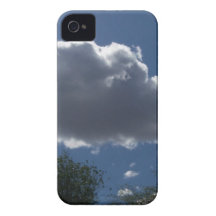 Puffy Cloud iPhone 4 Cover