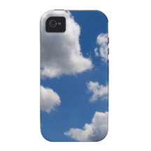 Puffy Clouds iPhone 4 Cases