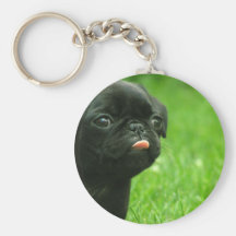 Pug Keychain