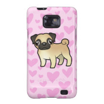 Pug Love Galaxy SII Covers