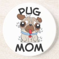Pug Mom coasters