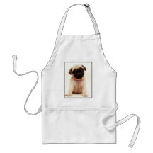 Pug puppy apron