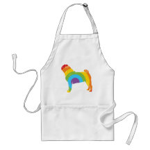 Pug Rainbow Connection! Apron