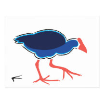 Pukeko Postcard