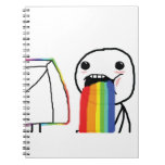 Puking Rainbows - Notebook