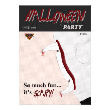 Pulp Comic Book Halloween Party Invitation