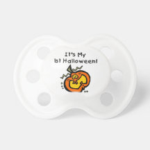 Pumpkin Baby 1st Halloween Baby Pacifier