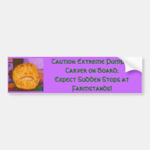 Pumpkin Carver Bumper Sticker