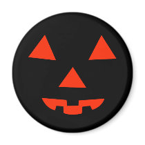 Pumpkin Face magnets
