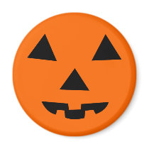 Pumpkin Face magnets