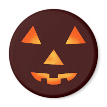 Pumpkin Face magnets