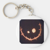 Pumpkin Head Key Chain