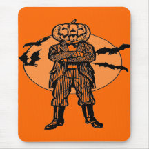 PUMPKIN HEAD MOUSEPAD