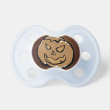 pumpkin head pacifier
