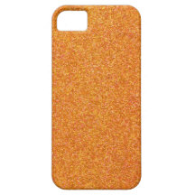 Pumpkin Orange Glitter Sparkling iPhone 5 Covers