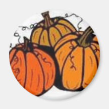 pumpkin patch refrigerator magnets