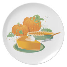 Pumpkin Pie Dinner Plates