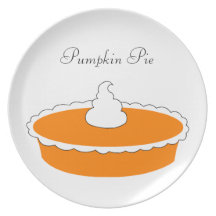 Pumpkin Pie Plate