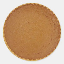 Pumpkin Pie Round Stickers