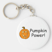 Pumpkin Power Keychain