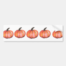 pumpkin, pumpkin bumper sticker